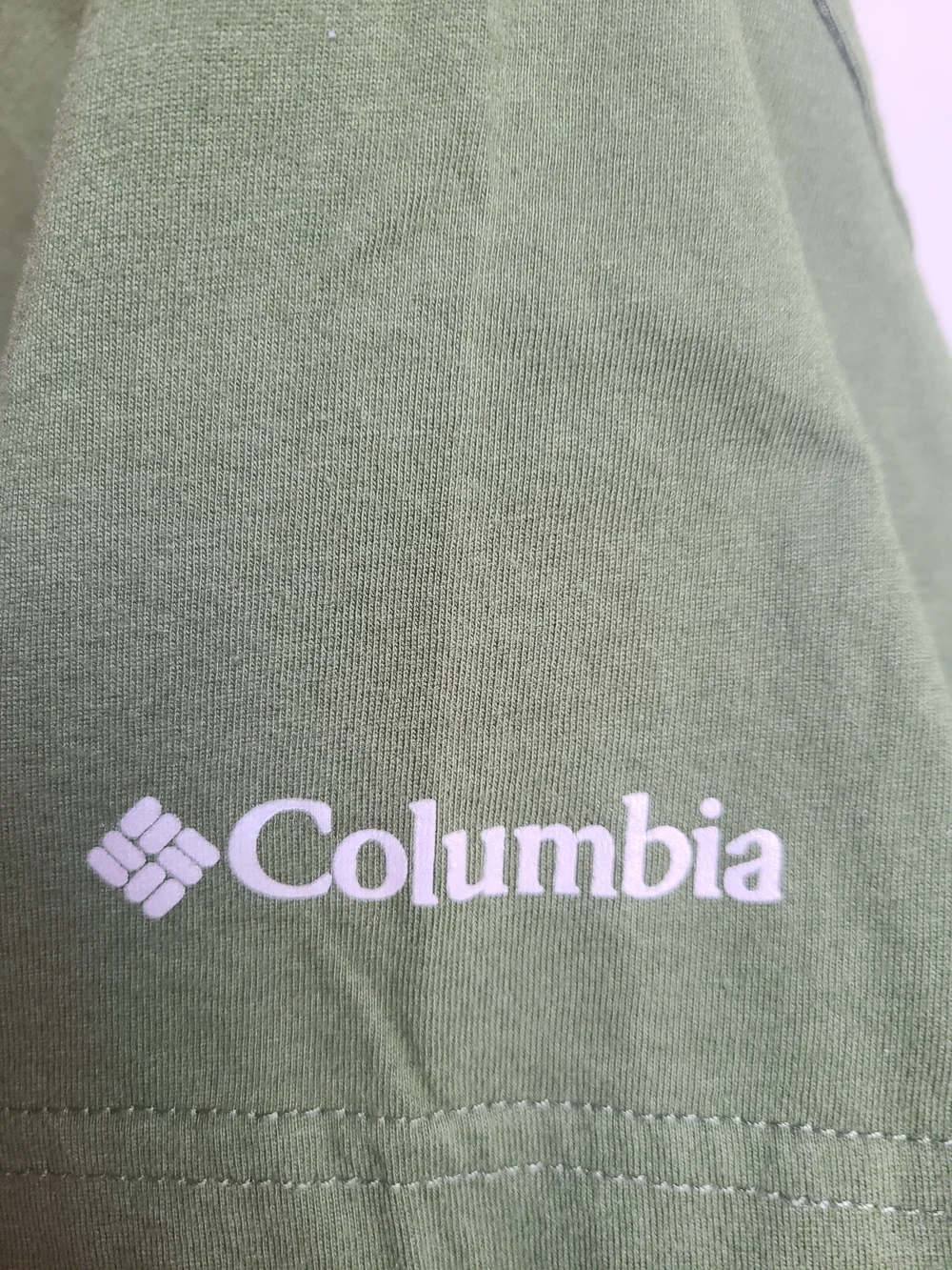 Columbia Olive Green Graphic Short-Sleeve Tee